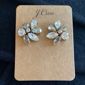 J Crew crystal cluster earrings